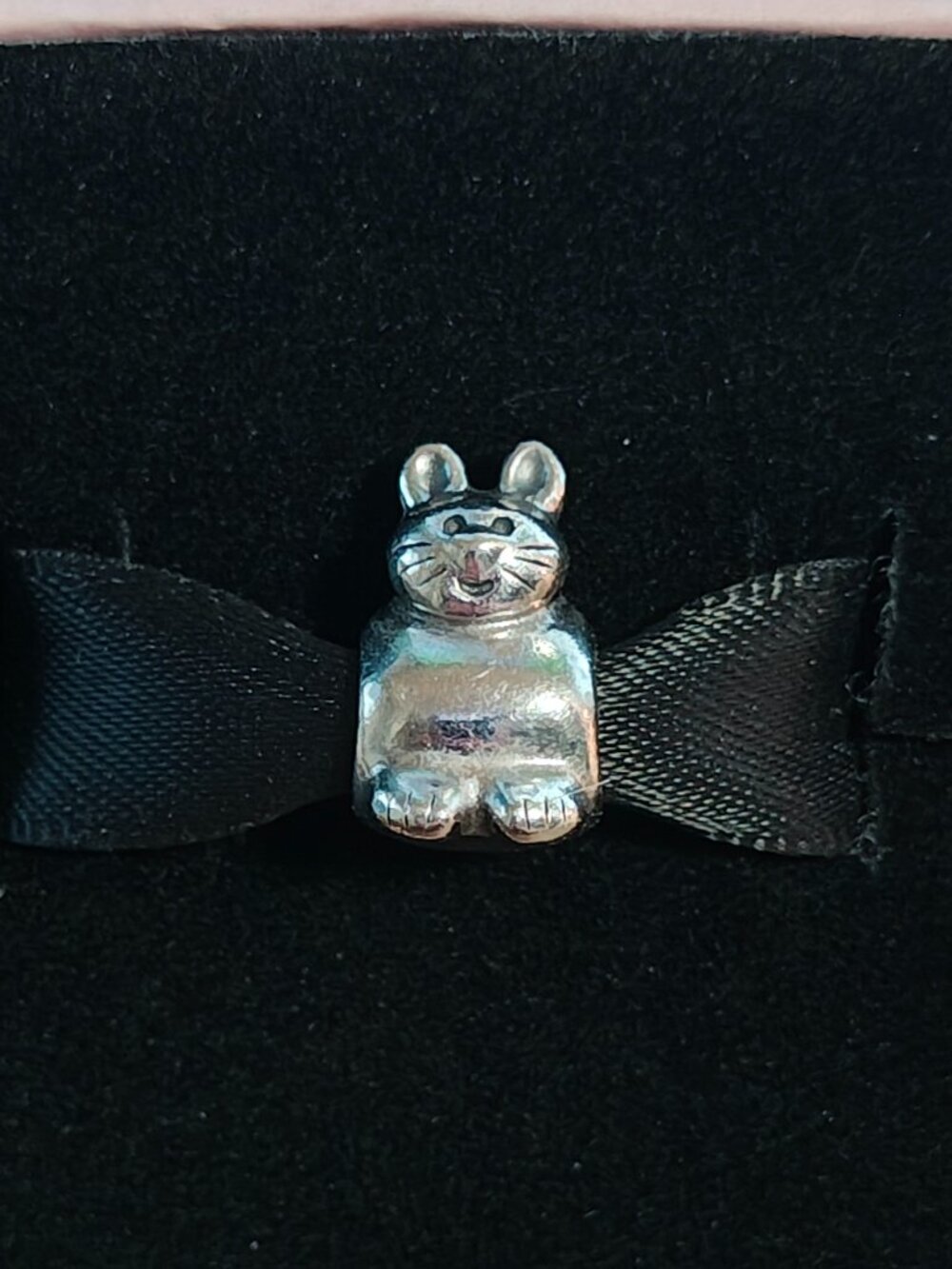 Authentic Pandora Kitty Charm – 790284 Sterling Silver Retired - Picture 3 of 9